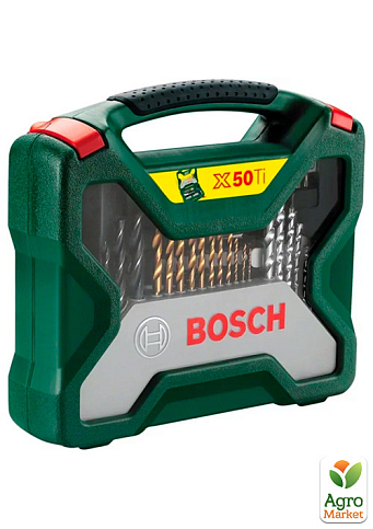 Набір сверлд і біт Bosch X-Line-Titanium (50 предметів) (2607019327) - фото 2
