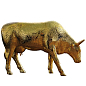 Колекційна статуетка корова Mira Moo-Gold, Size L (46468)