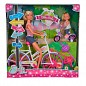 Ляльковий набір Штеффі та Еві "Прогулянка на велосипедах", 3+ Simba Toys