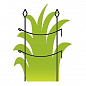 Шпалера для растений ТМ "ORANGERIE" тип H (зеленый цвет, высота 2000 мм, ширина 500 мм, диаметр проволки 6 мм)