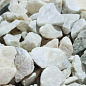 Декоративные камни Мраморная крошка белая "Каррара" фракция 5-20 мм 1 кг