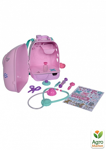 Рюкзак "Пампер Петс" для питомца, с ветеринарным набором и наклейками, 3+ Simba Toys - фото 2