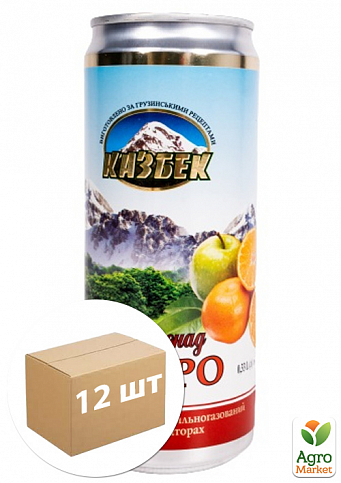 Напиток Ситро ТМ "Казбек" 0,33 л упаковка 12 шт