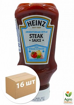 Соус Steak ТМ "Heinz" 250г упаковка 16шт1