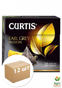 Чай Ерл Грей (пачка) ТМ «Curtis» 20 пакетиків по 1.8г. пакування 12шт2