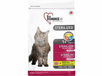 1st Choice Sterilized Сухой корм для стерилизованных кошек 2.4 кг (2650270)