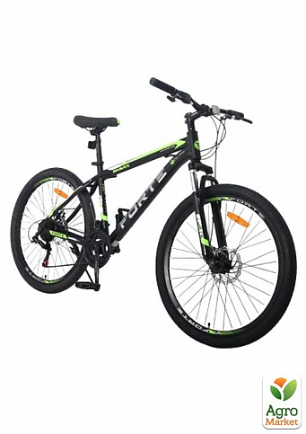 Велосипед FORTE BRAVES размер рамы 15" размер колес 26" черно-зеленый (117818) - фото 2