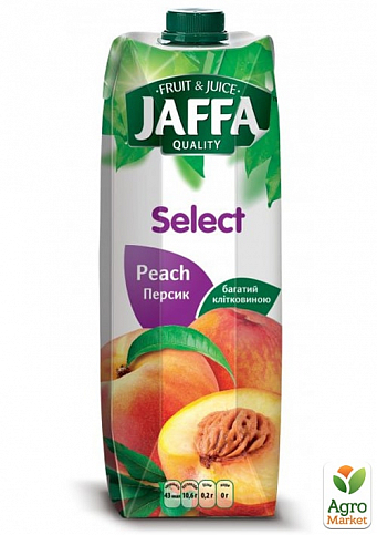 Персиковий нектар Новий дизайн ТМ "Jaffa" tpa 0,95 л упаковка 12 шт - фото 2