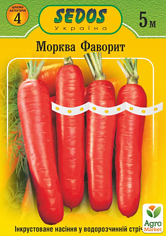 Морква "Фаворит" ТМ "Sedos" 5м2