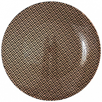 Тарелка круг 10` - 25см (Аргайл), Набор 6 штук (309-1)