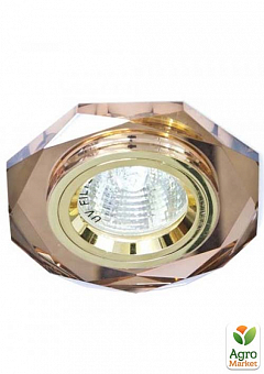 Встраиваемый светильник Feron 8020-2 коричневый золото (20106)1