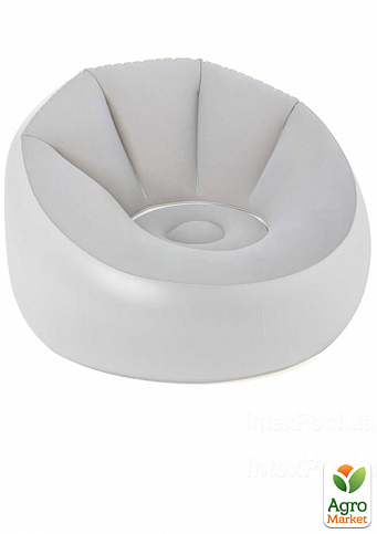 Надувне крісло з LED підсвідкою, біле ТМ "Bestway" (75086)