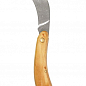 Нож монтерский серповидный, деревянная рукоятка ТМ TOPEX Арт.17B639