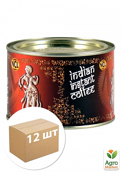 Кава в гранулах (залізна банка) NCL ТМ "Індіан інстант" 180г упаковка 12шт2