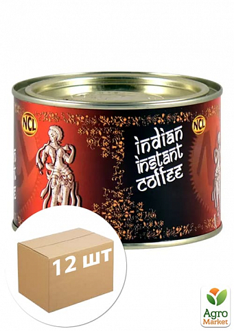 Кава в гранулах (залізна банка) NCL ТМ "Індіан інстант" 180г упаковка 12шт