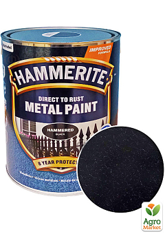 Краска Hammerite Hammered Молотковая эмаль по ржавчине черная 5 л1