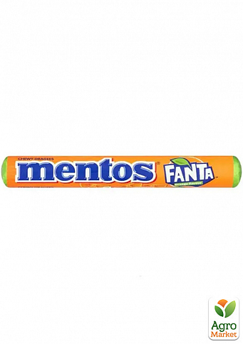 Жувальне драже Fanta (апельсин) ТМ "Ментос" 37,5г упаковка 20 шт - фото 2