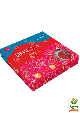 Мармелад Клубника с натуральными фруктами (подарочная упаковка) TM `Sweli" 275 г