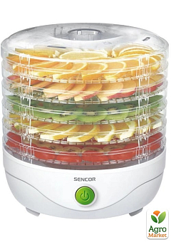 Электросушка для овощей и фруктов Sencor SFD 750WH (6579047)1