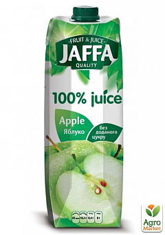 Яблочный сок Новый дизайн ТМ "Jaffa" tpa 0,95 л1