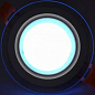 LED панель Lemanso LM1037 Сяйво 9W 720Lm 4500K + синий 85-265V / круг + стекло (336111)