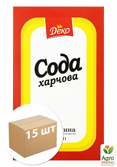 Сода пищевая ТМ "Деко" 300г упаковка 15шт2