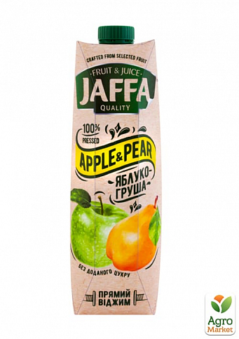 Яблочно-грушевой сок NFC ТМ "Jaffa" tpa 0,95 л упаковка 12 шт - фото 2