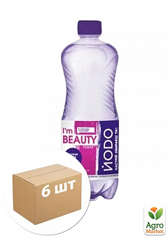 Вода Йодо (газована) 0,5л упаковка 6шт1