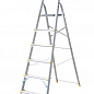 Лестница алюминиевая MASTERTOOL 6 ступеней h=1280 мм max 150 кг 79-1106