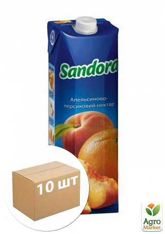 Нектар апельсиново-персиковый ТМ "Sandora" 0,95л упаковка 10шт