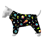 Ветровка для собак WAUDOG Clothes, рисунок "Рик и Морти 2", S35, В 47-51 см, Д 35-39 см (5335-0281) 