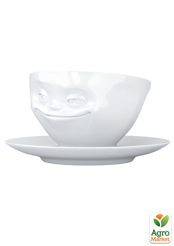 Чашка з блюдцем для кави Tassen "Усмішка" (200 мл), порцеляна (TASS14101/TA) - фото 4