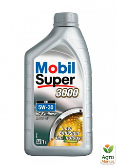 Олія моторна MOBIL Super 3000 ХЕ 5W-30 1л (ACEA C3, VW 502.00/505.00/505.01, GM dexos2) MOBIL 11-1 XE2