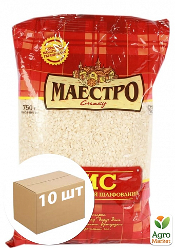Рис (круглый) ТМ "Маэстро" 0,75кг упаковка 10шт