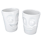 Набір з двох чашок Tassen "Сміх та Смакота" (350 мл), порцеляна (TASS12901/TU)