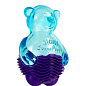 Игрушка для собак Мишка с пищалкой, синий GiGwi Suppa Puppa, резина, 9 см (75035)