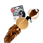 Іграшка для собак Барсук з 2 пищалками GiGwi Catch&fetch, штучне хутро, тенісна гума, мотузка, 32 см (75075) купить