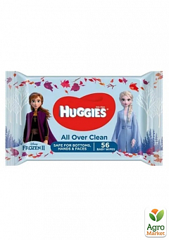 Huggies дитячі вологі салфетки Disney Edition "Frozen" 56 шт1