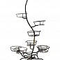 Подставка "Деревце" на 10 вазонов, высота 88см (вазон 11см, малый)