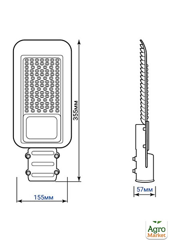 Консольный светильник Feron SP3032 50W, 6500K 230V IP65 (32577) - фото 3