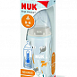 Бутылочка FirstChoice пластик 300 мл NUK / соска силиконовая 0-6 месяцев / температурный контроль Сафари