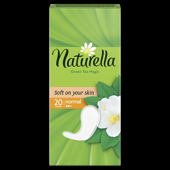 NATURELLA щоденні гігієнічні прокладки ароматизовані Green Tea Magic Лайт Single 20шт
