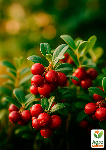 Брусниця "Руно" (пізній термін дозрівання, дуже врожайний сорт)