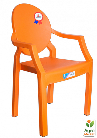 Кресло детское Irak Plastik Afacan оранжевое (4586)