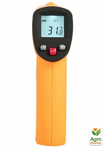 Безконтактний інфрачервоний термометр (пірометр) -50-550°C, 12:1, EMS=0,95 BENETECH GM550 - фото 3