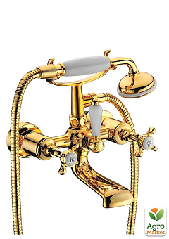 Imprese Cuthna zlato змішувач для ванни двовентильний, золото1