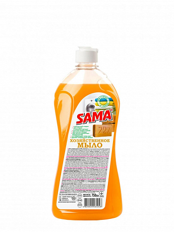 Жидкое мыло хозяйственное ТМ "SAMA" 750 г