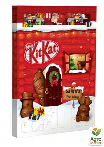 Новогодний подарок Kit-kat (Рождественский календарь) ТМ "Nestle" 208г