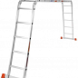 Лестница-трансформер алюминиевая BLUETOOLS (4х5 ступеней) (160-9405) купить