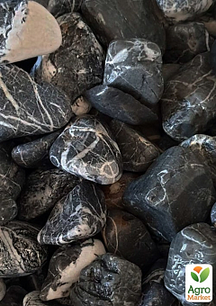 Декоративне каміння Black Stone  фракція 10-30 мм 2,5 кг 2